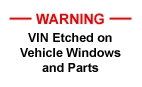 Warning Decal