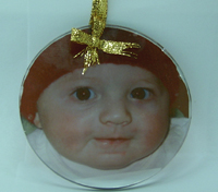 Circle Christmas Tree Ornament